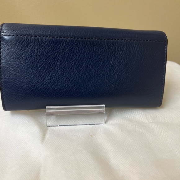 Marc Jacobs Dark Navy Leather Wallet EUC - Picture 8 of 12
